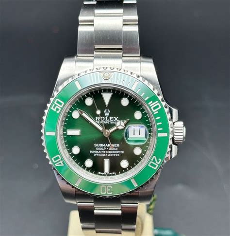 Rolex Submariner Date Hulk Green FULL SET Bucherer Swiss